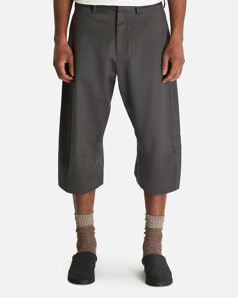 パンツ omar afridi Knee Darted Flare Shorts Knee Darted Flare Shorts in Grey – SVRN