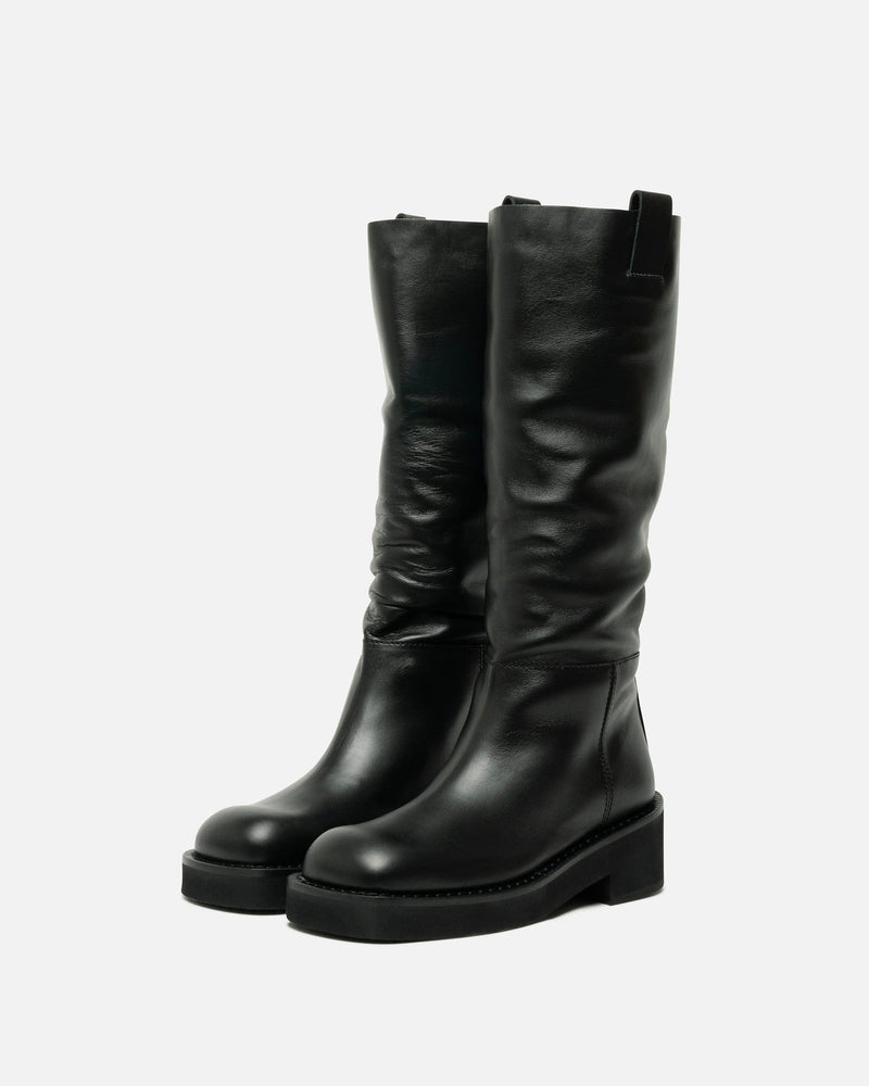 MM6 Maison Margiela Women Boots Knee-High Boots in Black
