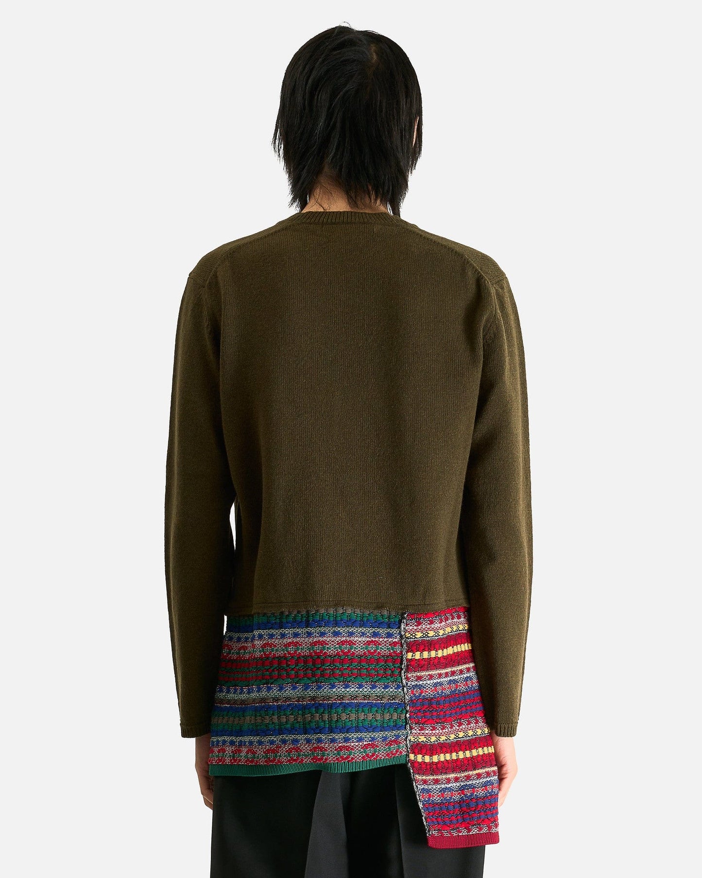 Comme des Garcons HOMME PLUS Men's Knitwear Knit Sweater in Khaki