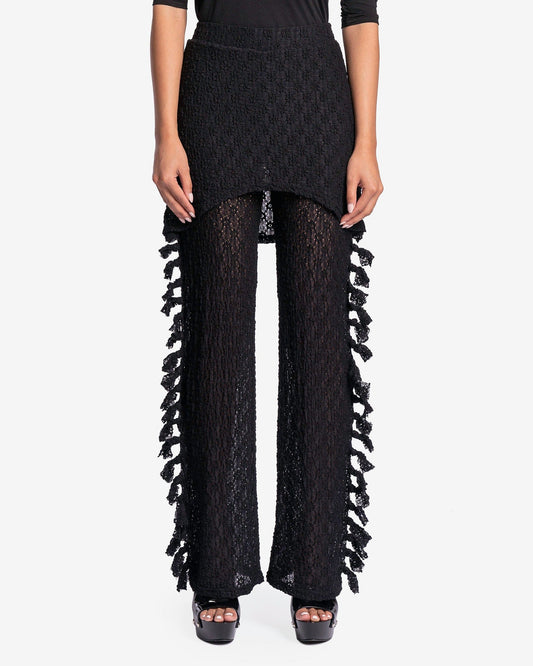 Eckhaus Latta Women Pants Knot Pant in Noire