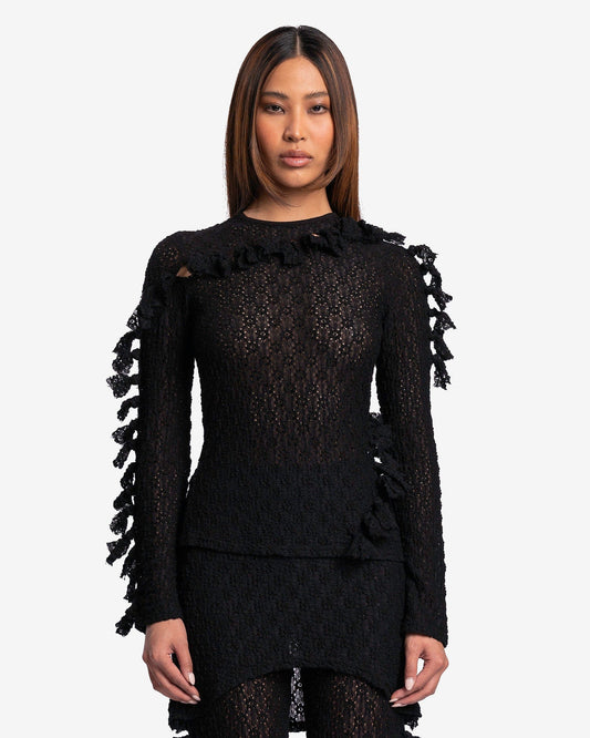 Eckhaus Latta Women Tops Knot Top in Noire