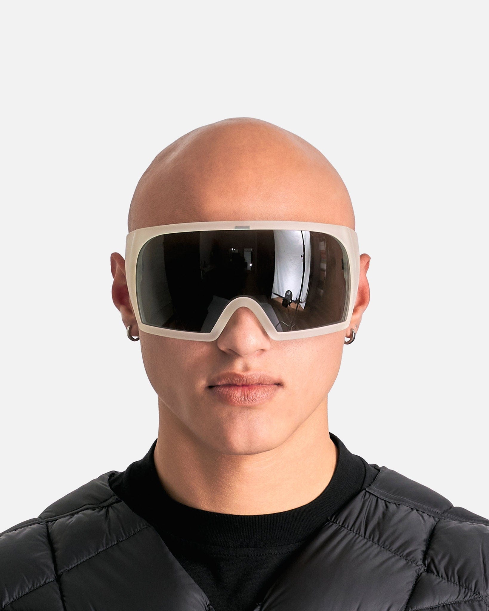 Rick Owens Eyewear OS Kriester Glasses in Transparent/Black