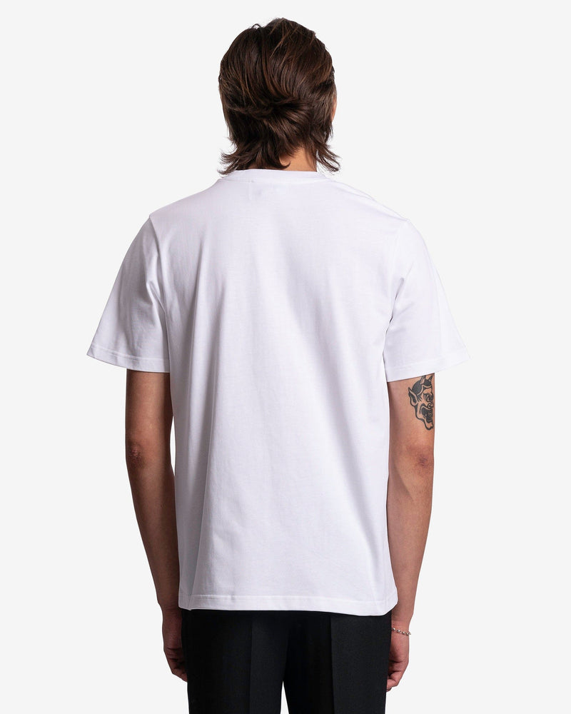 Casablanca Men's T-Shirts L'Arche Fleurie T-Shirt in White
