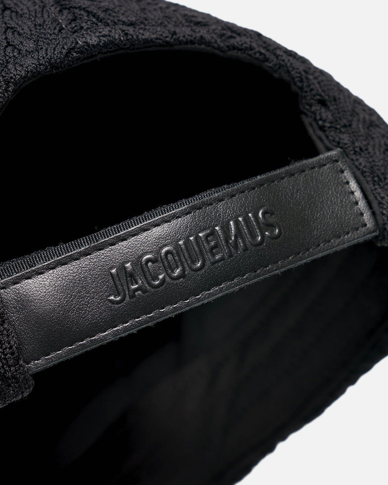 Jacquemus Men's Hats La Casquette Belo in Black