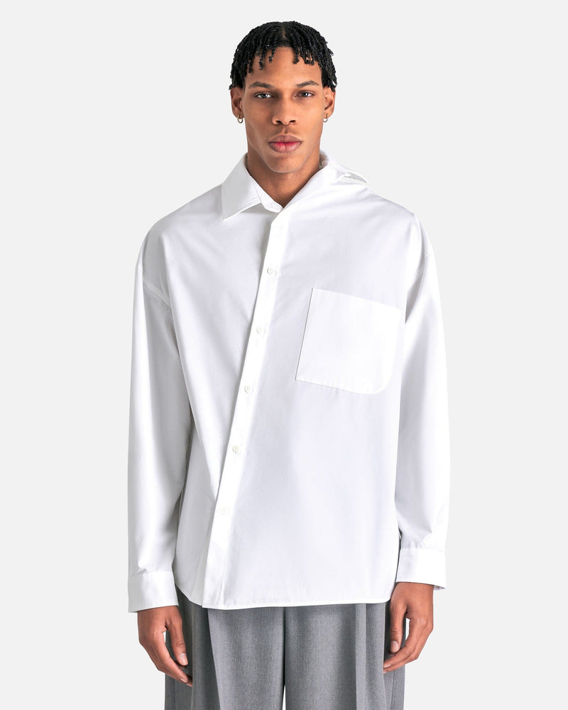 Jacquemus Men's Shirts La Chemise Cuadro in White