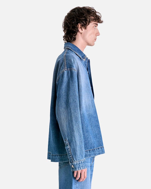 La Chemise De-Nimes in Blue/Tabac – SVRN