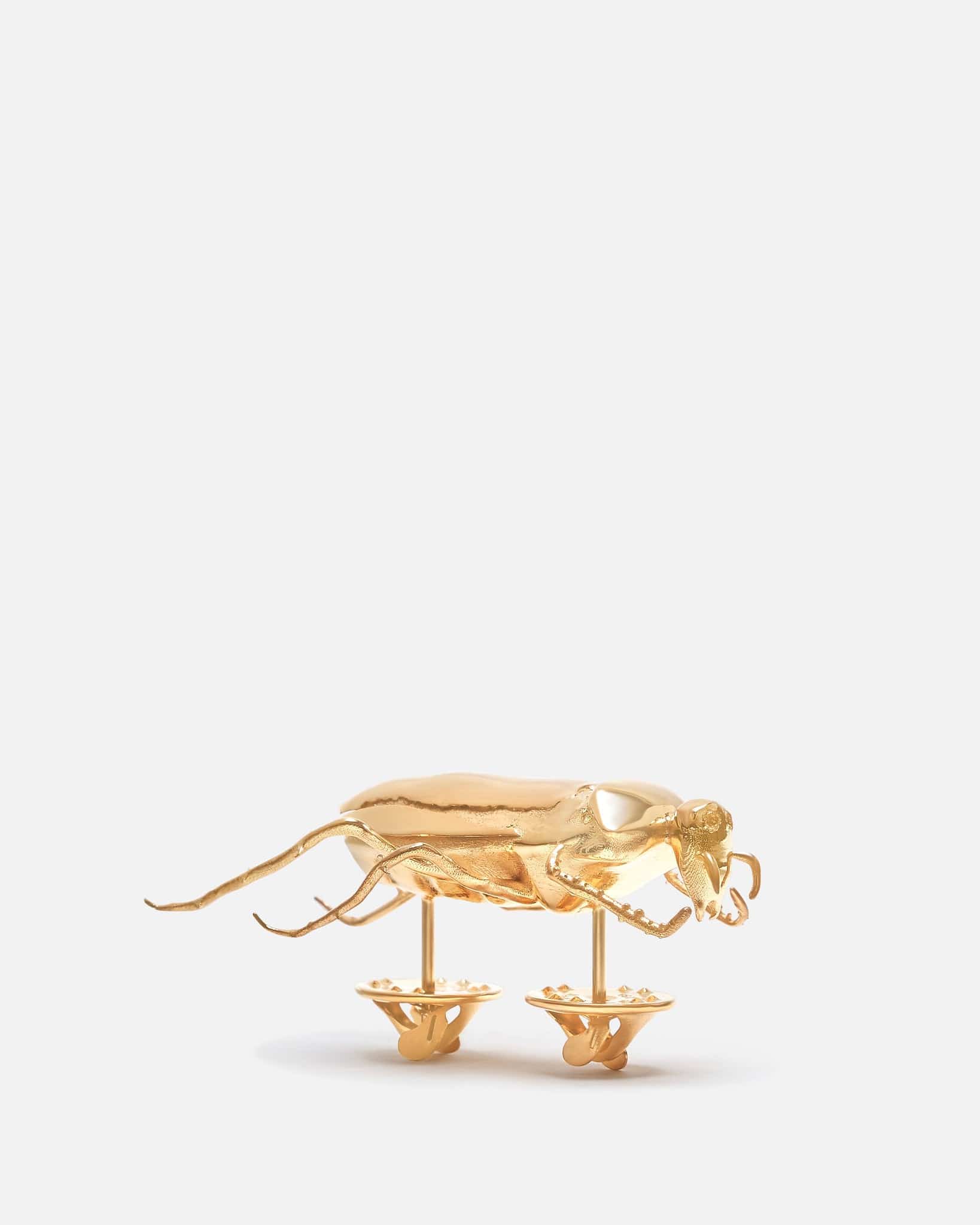 Secret of Manna Jewelry O/S La Cucaracha Broach in Gold