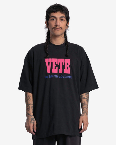 VETEMENTS HAUTE COUTURE Tシャツ ブラック la-haute-couture-t-shirt-in-
