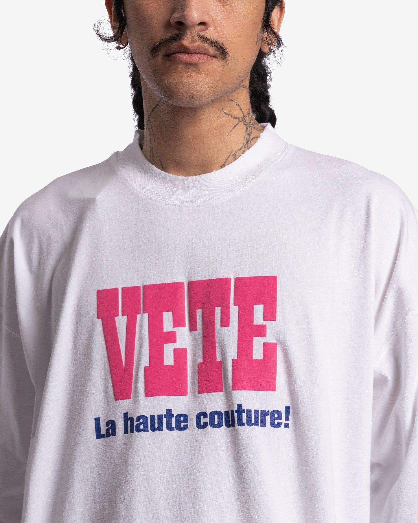 VETEMENTS Men's T-Shirts La Haute Couture T-Shirt in White
