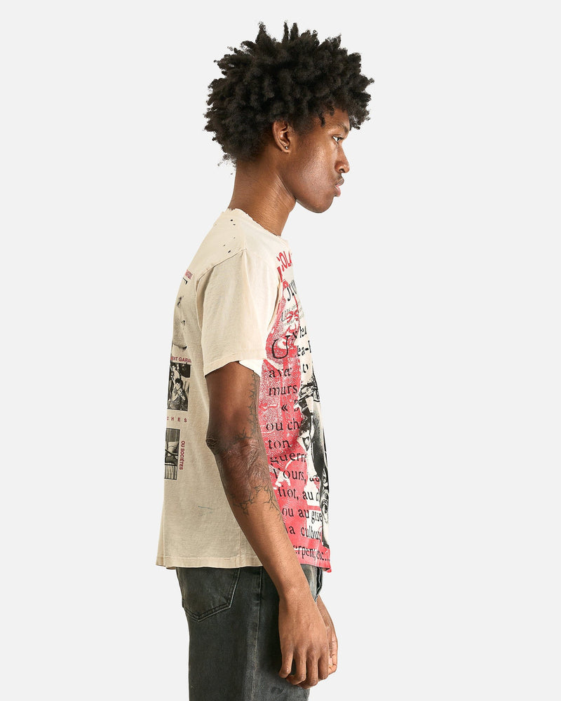 Enfants Riches Deprimes Men's T-Shirts La Scolaire Préférée T-Shirt in Antique White