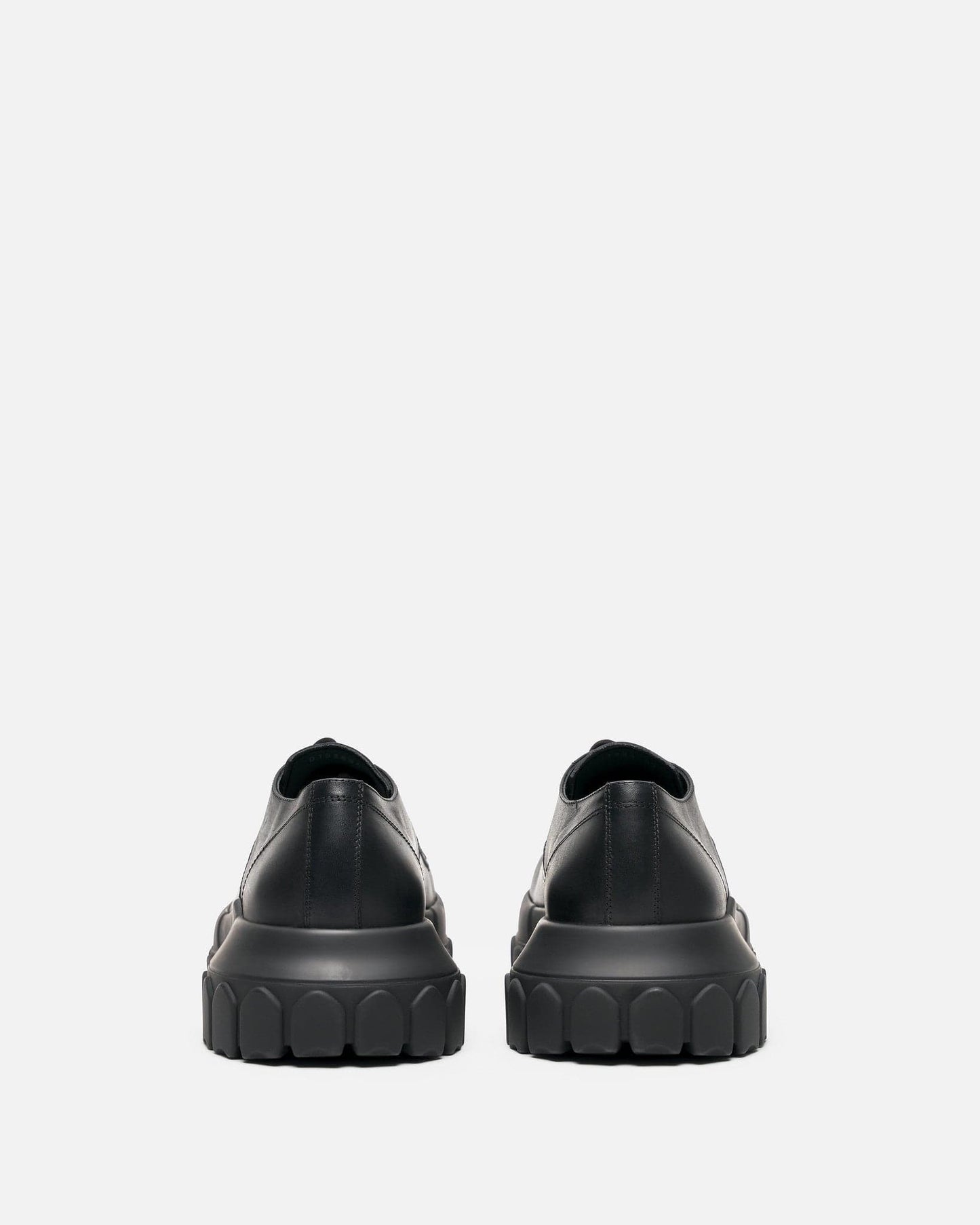 Rick Owens Men's Shoes Laceup Bozo Tractor Derby in Black/Black
