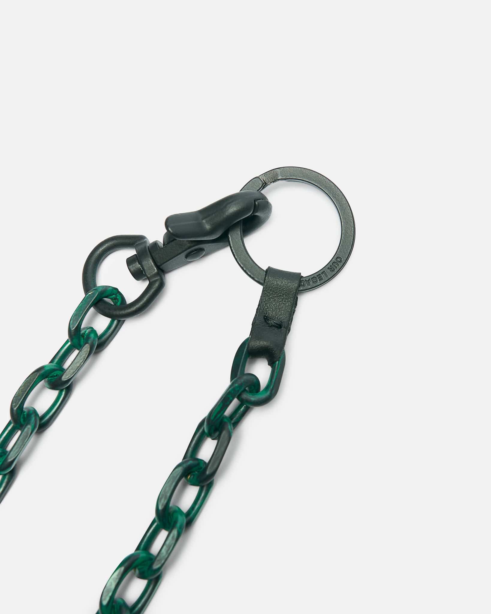 Our Legacy Jewelry OS Ladon in Oxidized Green Brass