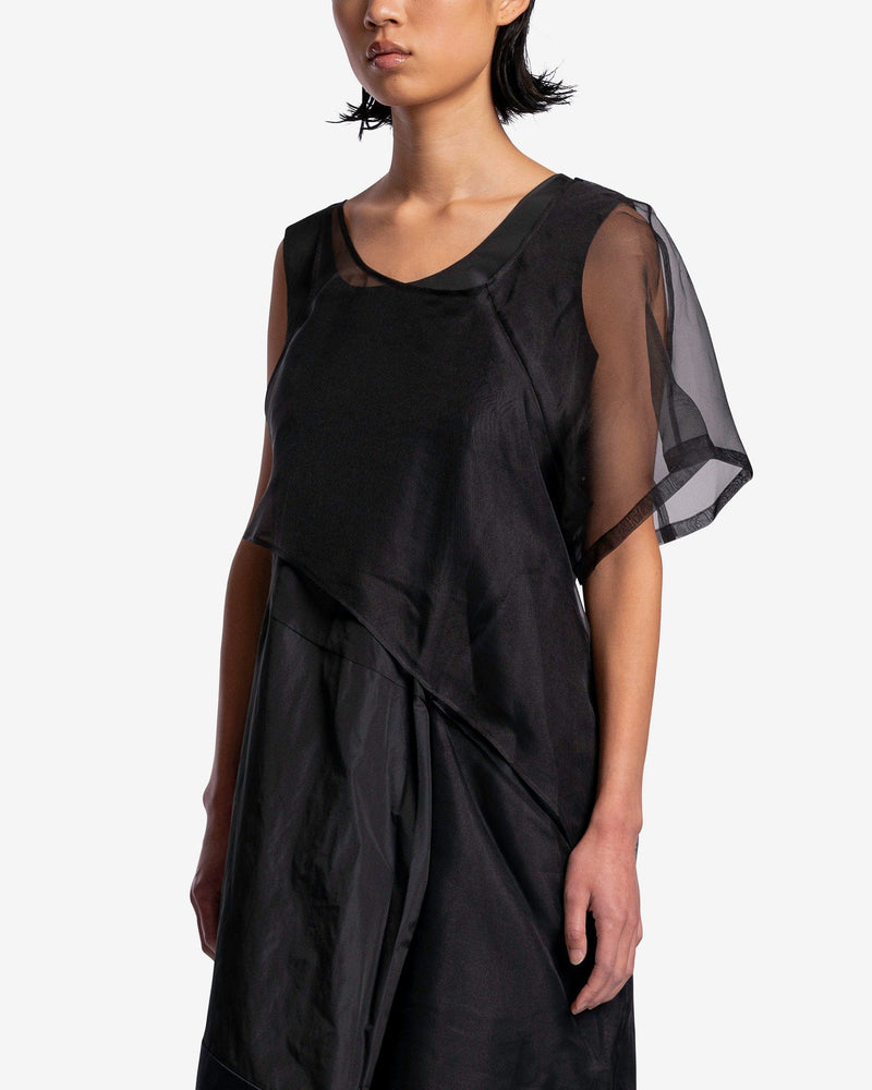 Layered Asymmetrical Dress in Black – SVRN Layered Asymmetrical Dress in Black – SVRN