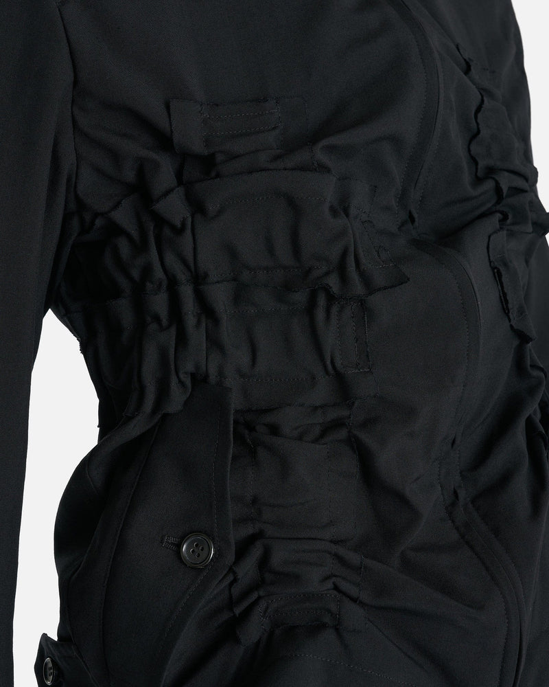 BLACK Comme des Garçons Women Tops Layered Jacket in Black