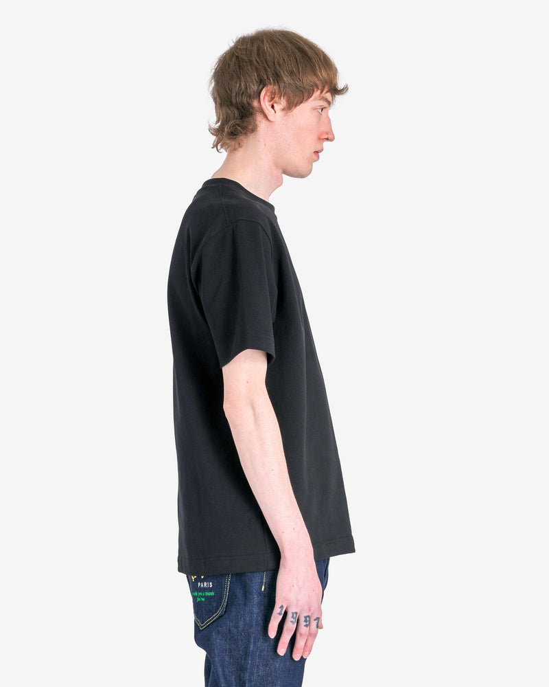 Jacquemus Men's T-Shirts Le T-Shirt Gros Grain in Black
