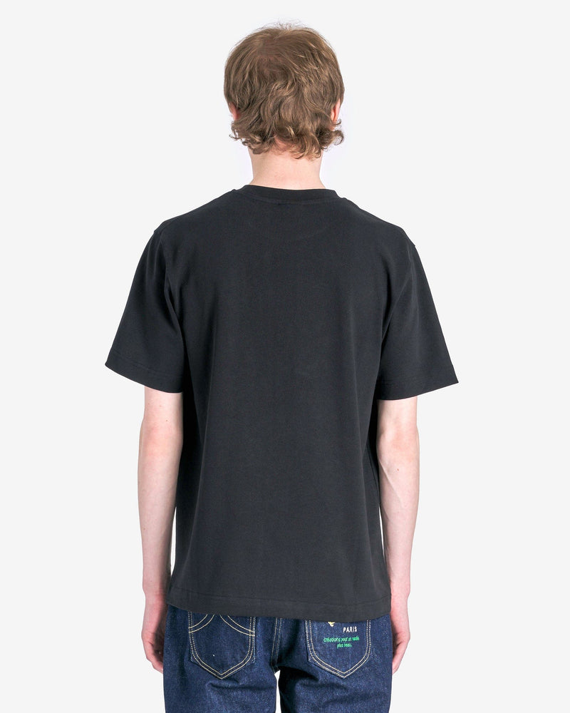 Jacquemus Men's T-Shirts Le T-Shirt Gros Grain in Black