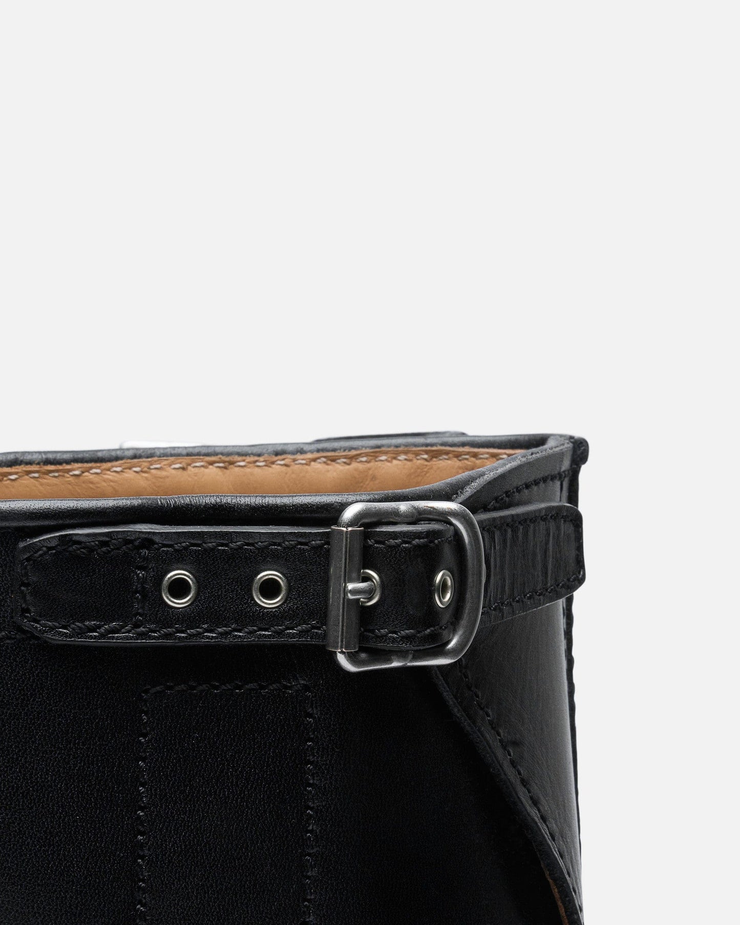 Dries Van Noten Men's Boots Leather Biker Boots in Black