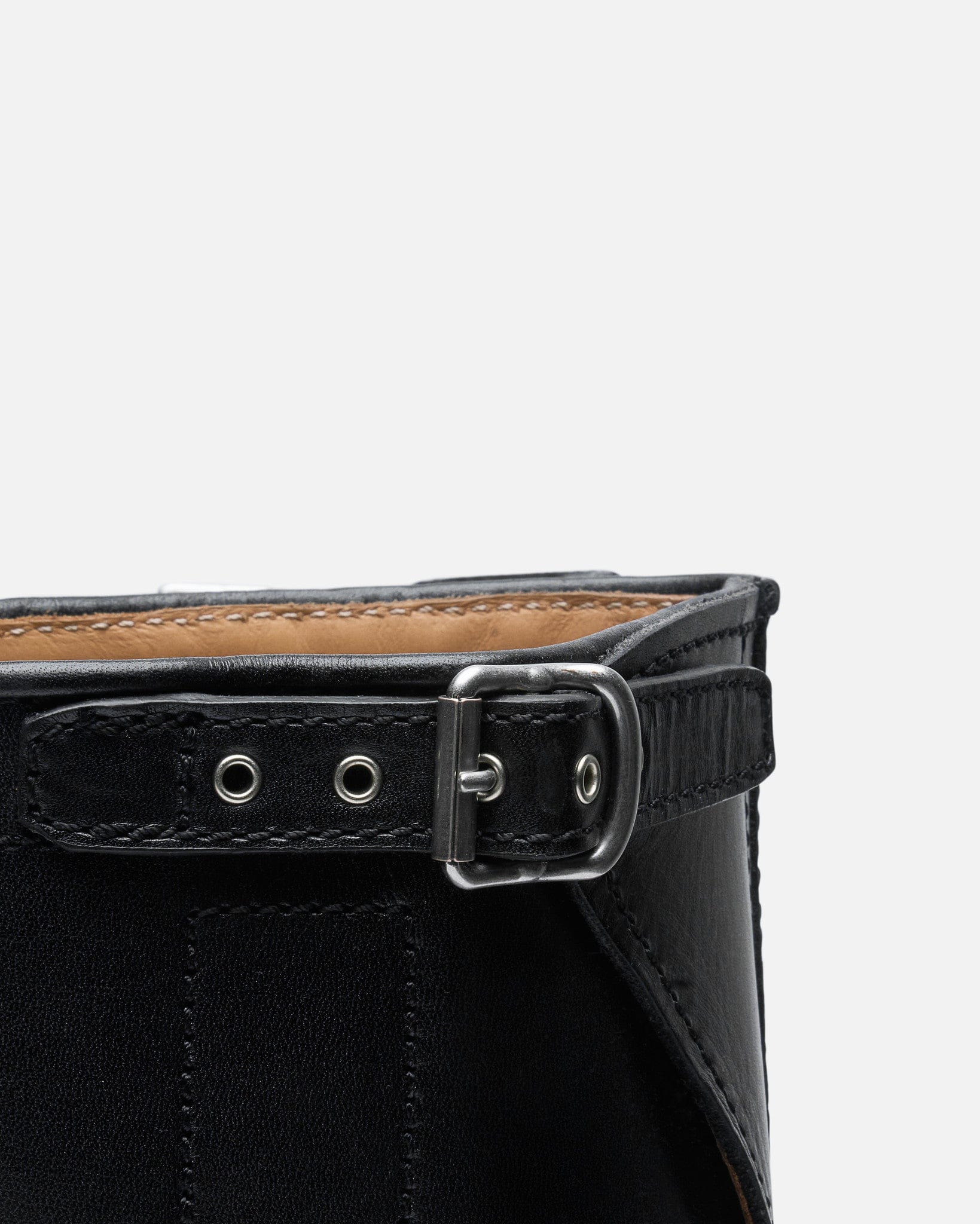 Dries Van Noten Men's Boots Leather Biker Boots in Black