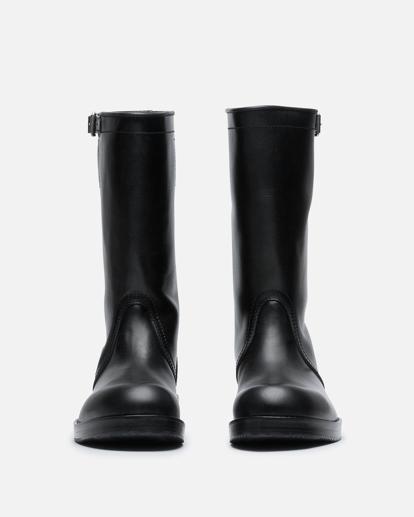 Dries Van Noten Men's Boots Leather Biker Boots in Black
