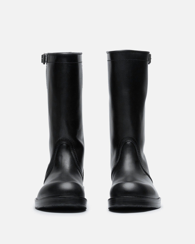 Dries Van Noten Men's Boots Leather Biker Boots in Black