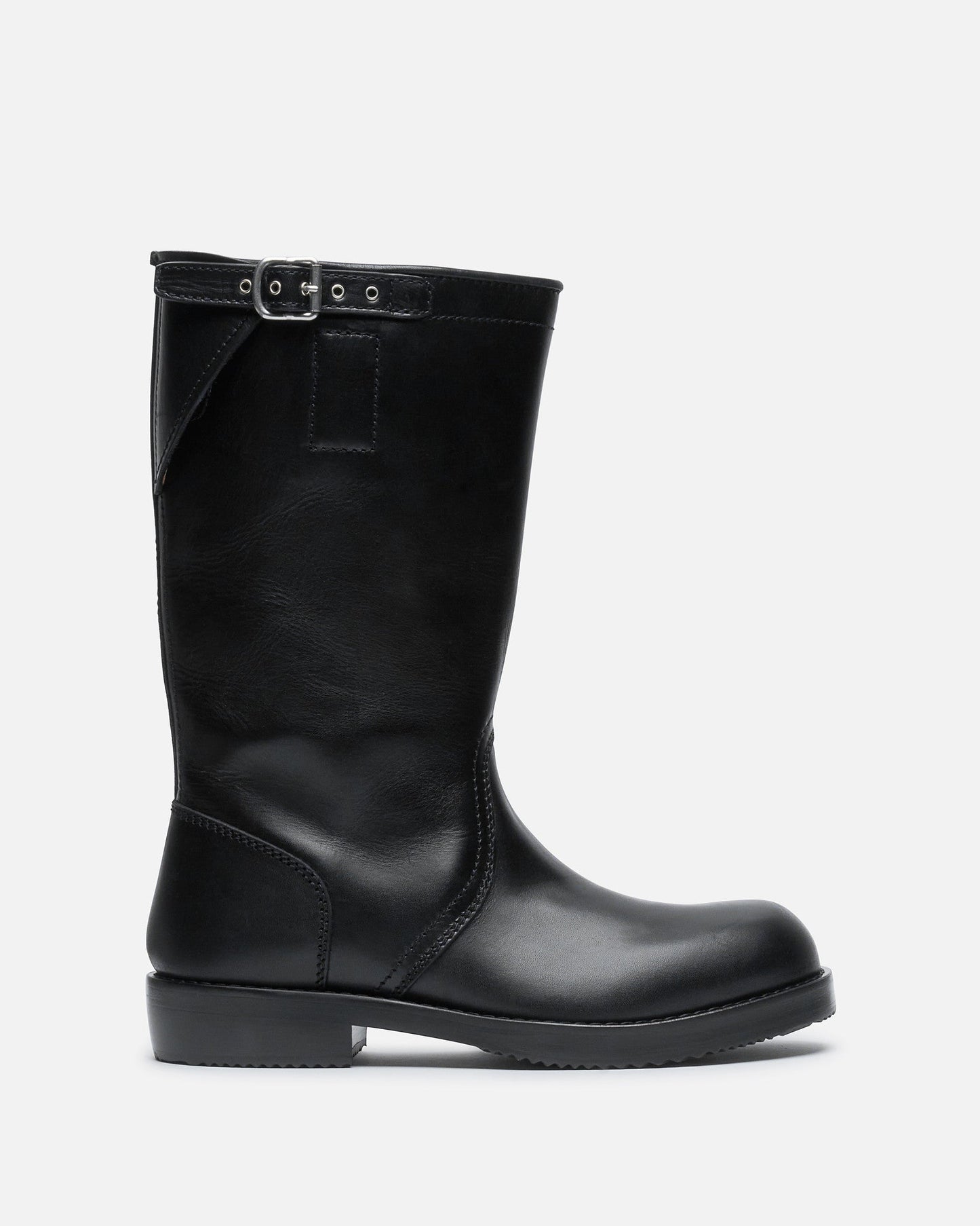 Dries Van Noten Men's Boots Leather Biker Boots in Black