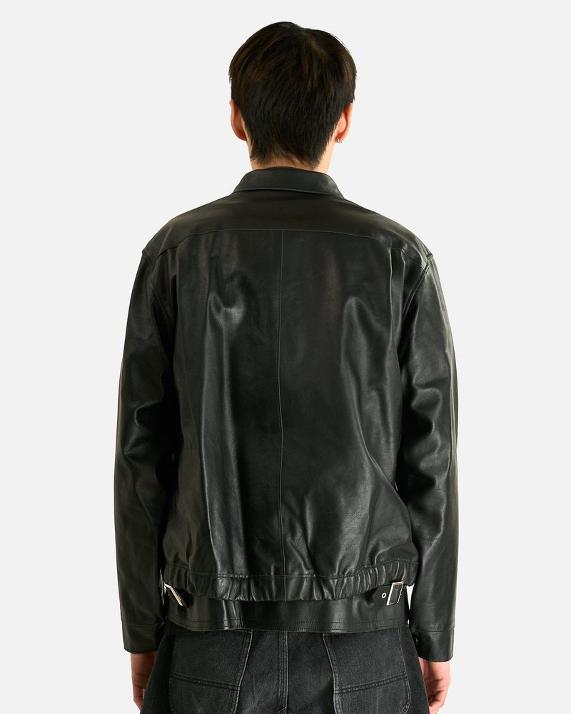 Leather Blouson in Black – SVRN