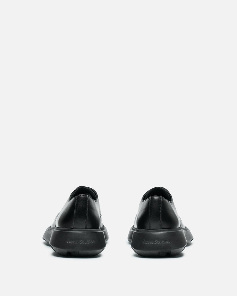 Acne Studios Men's Shoes Leather Lace-Up Shoes in Black