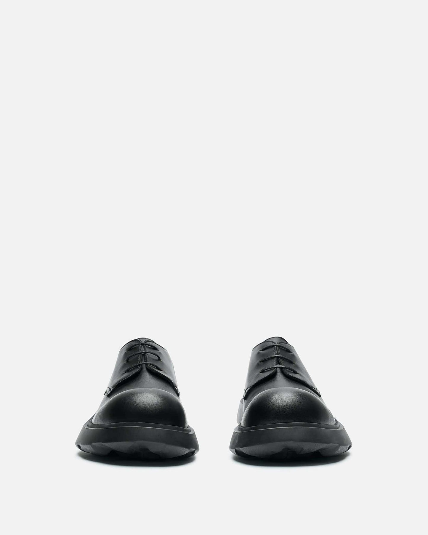 Acne Studios Men's Shoes Leather Lace-Up Shoes in Black