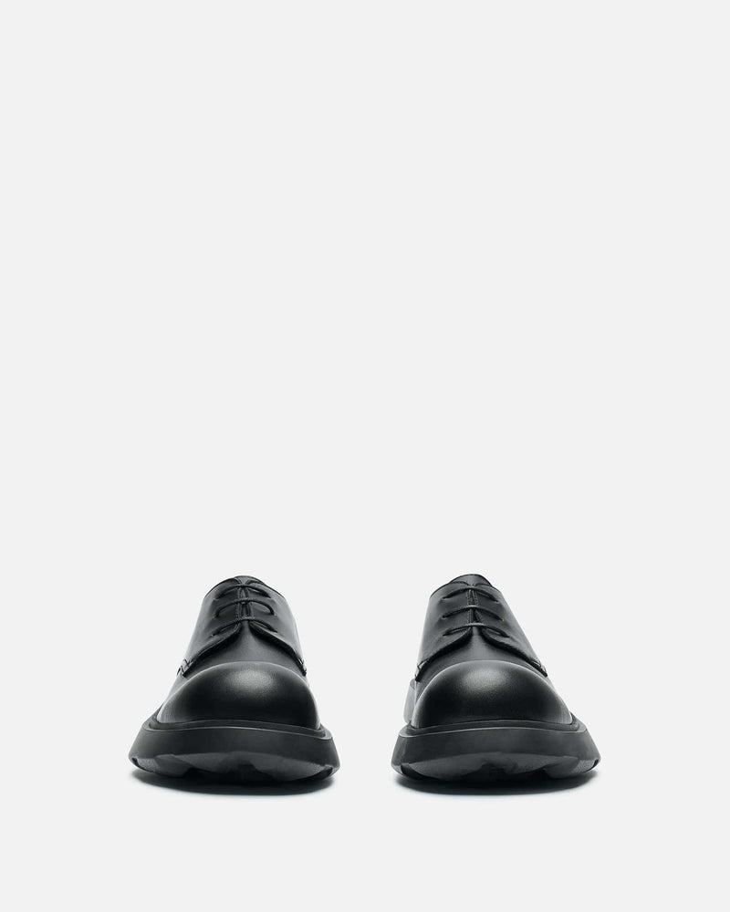 Acne Studios Men's Shoes Leather Lace-Up Shoes in Black