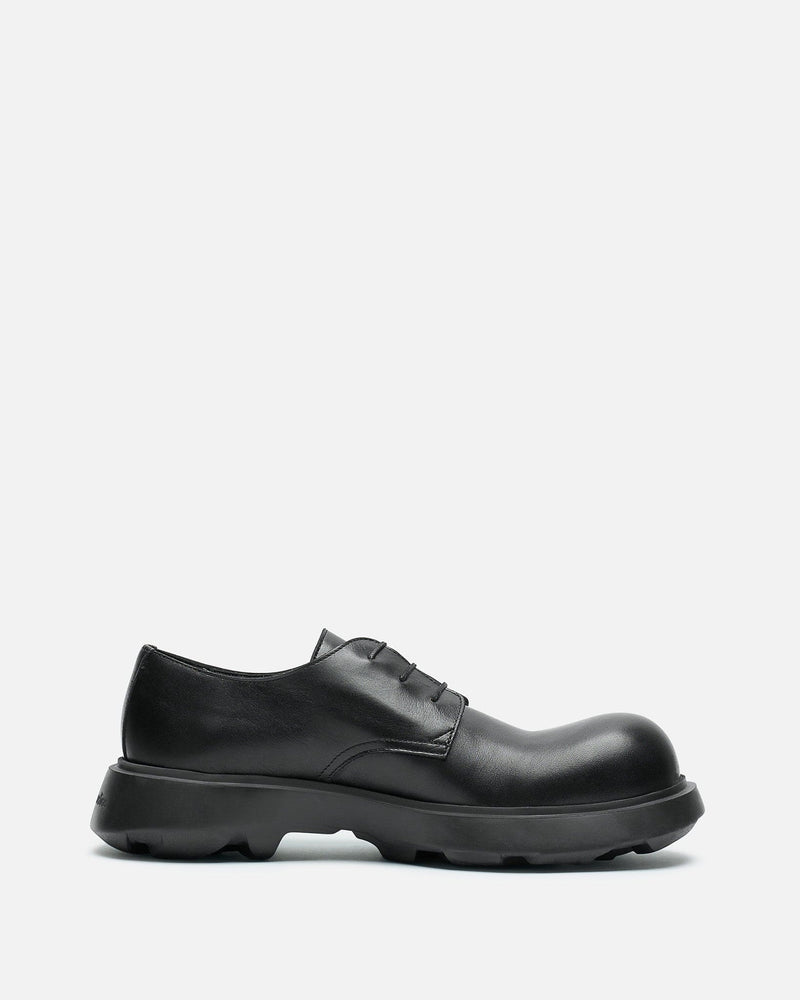 Acne Studios Men's Shoes Leather Lace-Up Shoes in Black