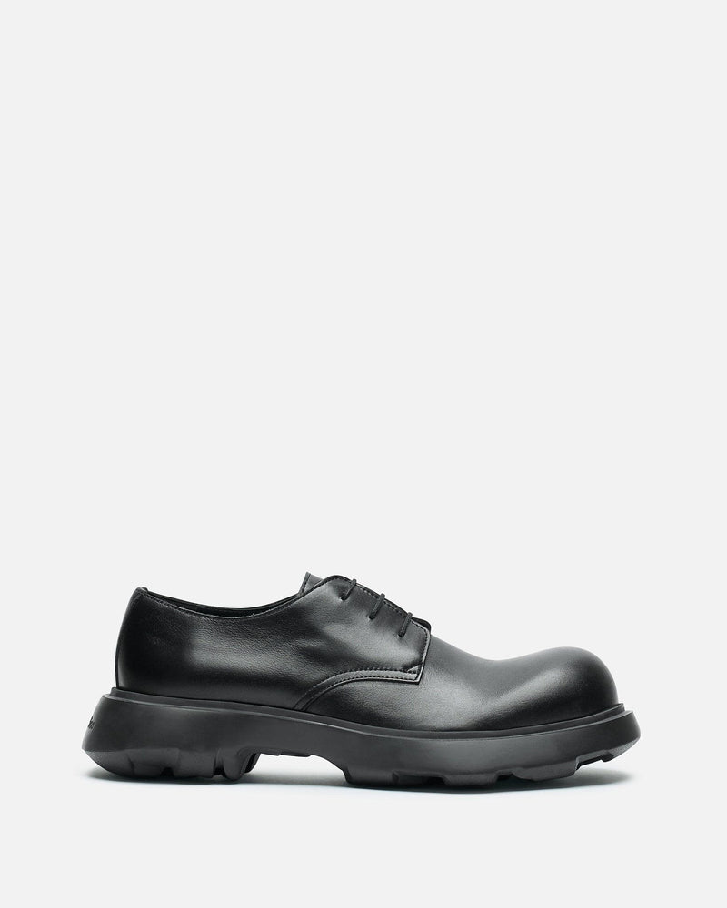 Acne Studios Men's Shoes Leather Lace-Up Shoes in Black