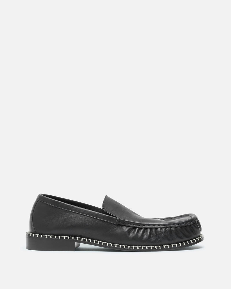 Dries Van Noten Men's Shoes Leather Loafers in Black