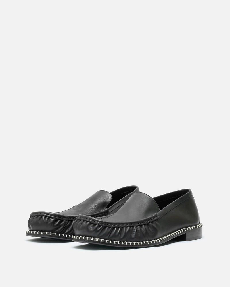 Dries Van Noten Men's Shoes Leather Loafers in Black
