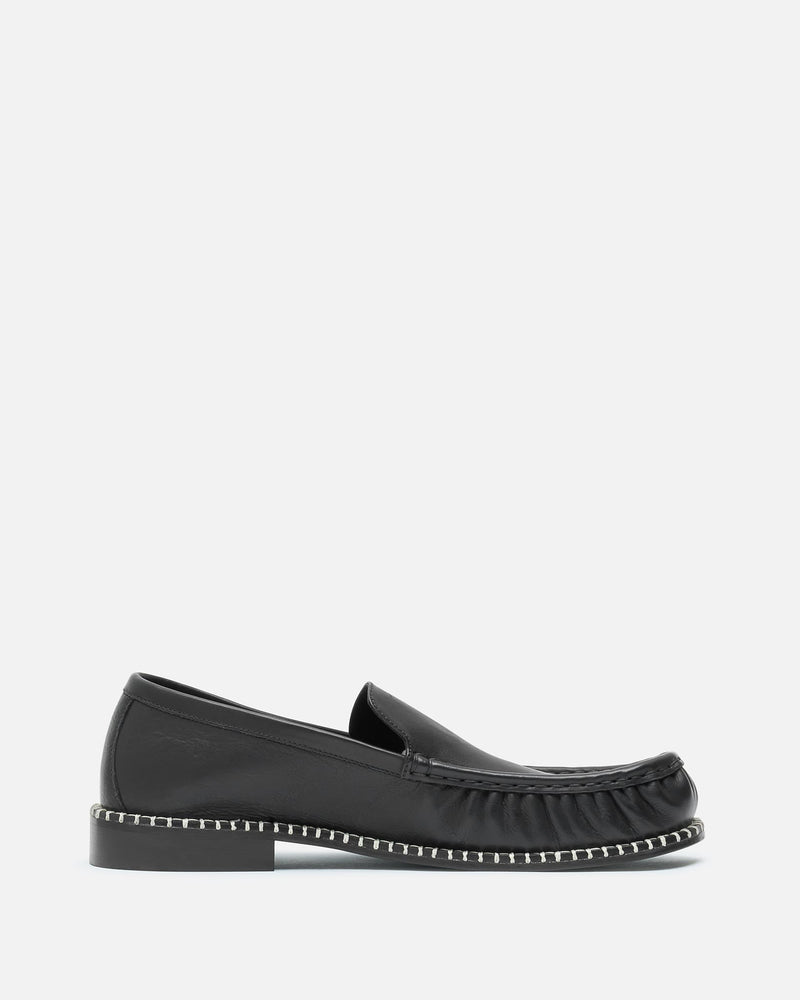 Dries Van Noten Men's Shoes Leather Loafers in Black