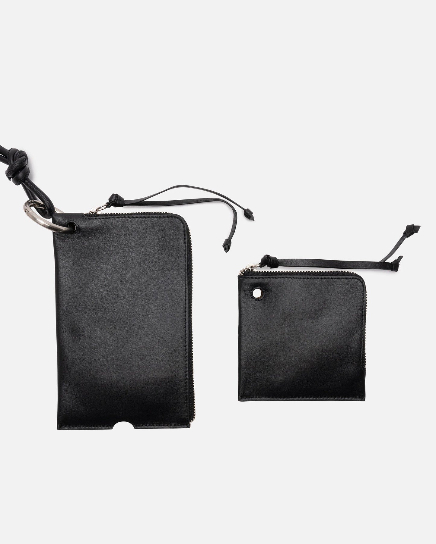 Leather Phone Pouch in Black – SVRN - Main Image