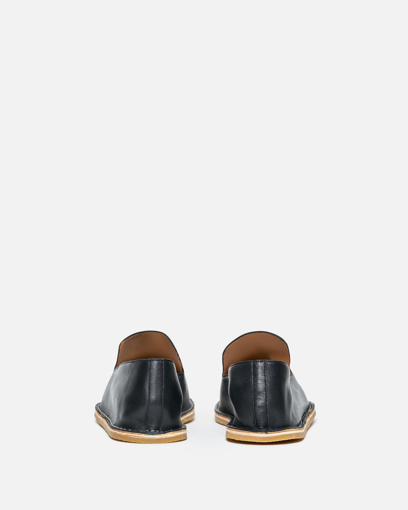 Dries Van Noten Men's Shoes Leather Slip-On Loafers in Black