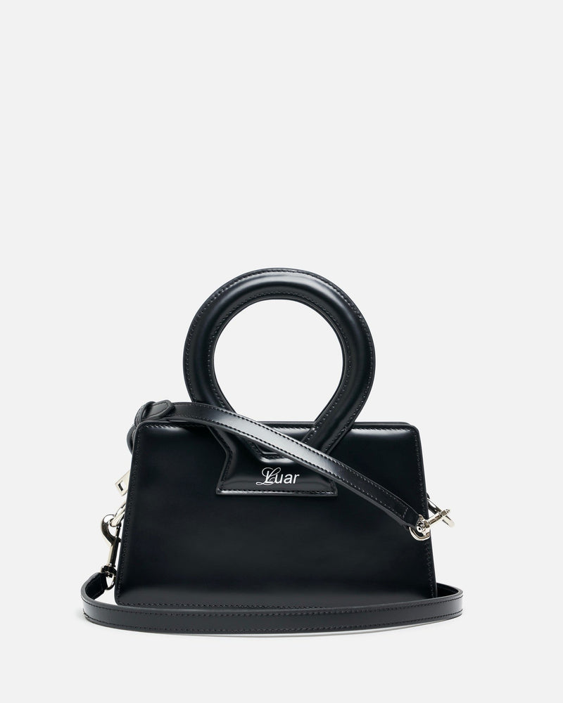 Luar Women Bags O/S Leather Small Ana Bag in Black