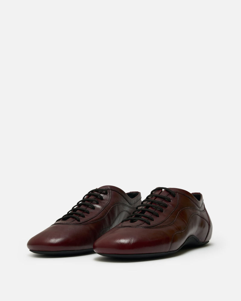 Dries Van Noten Men's Shoes Leather Sneakers in Red
