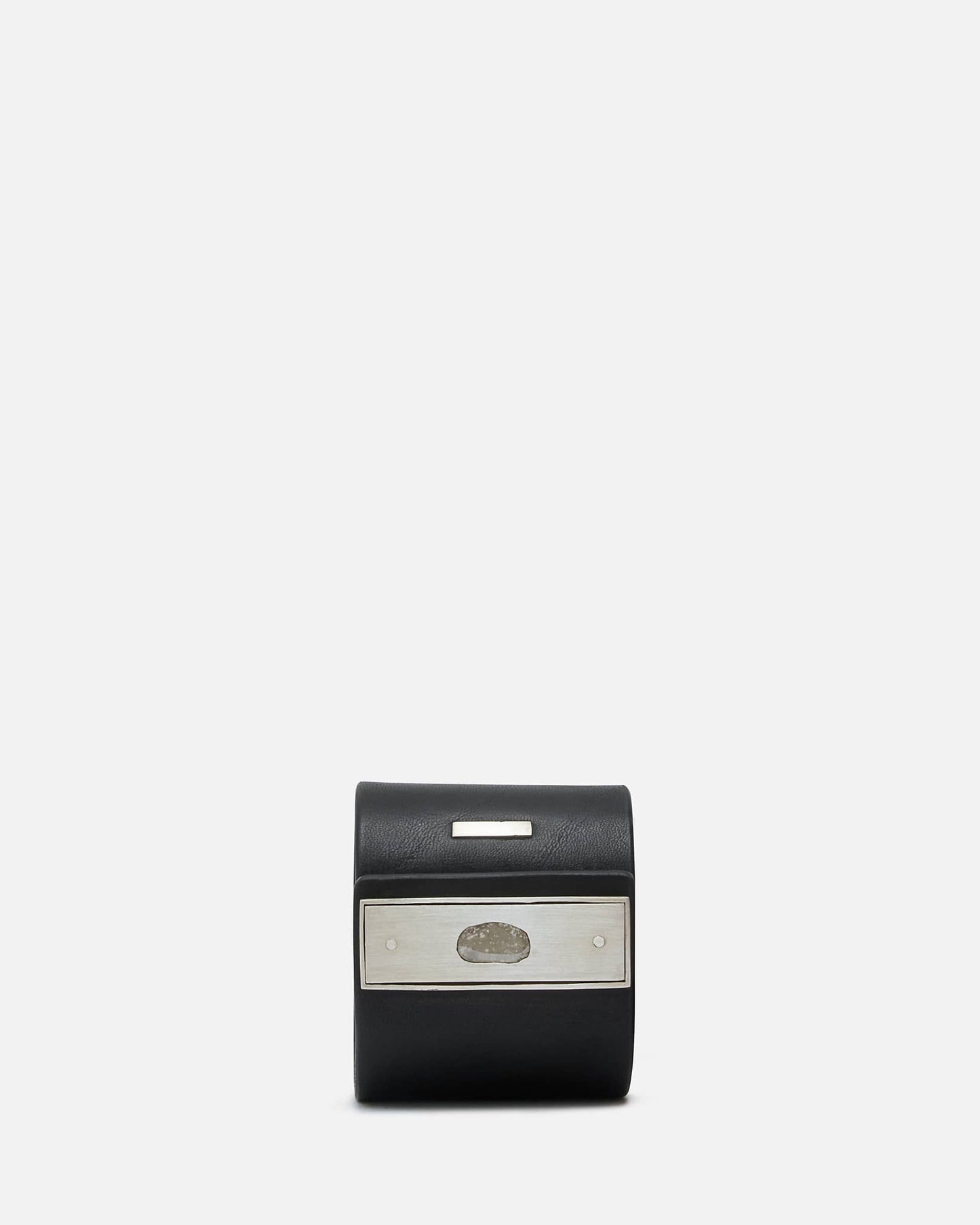 Parts of Four Jewelry M Leather Strap Bracelet in Sistema Bar / 1.2 CT / Diamond Slab / 60mm / BLK, MA, DIA