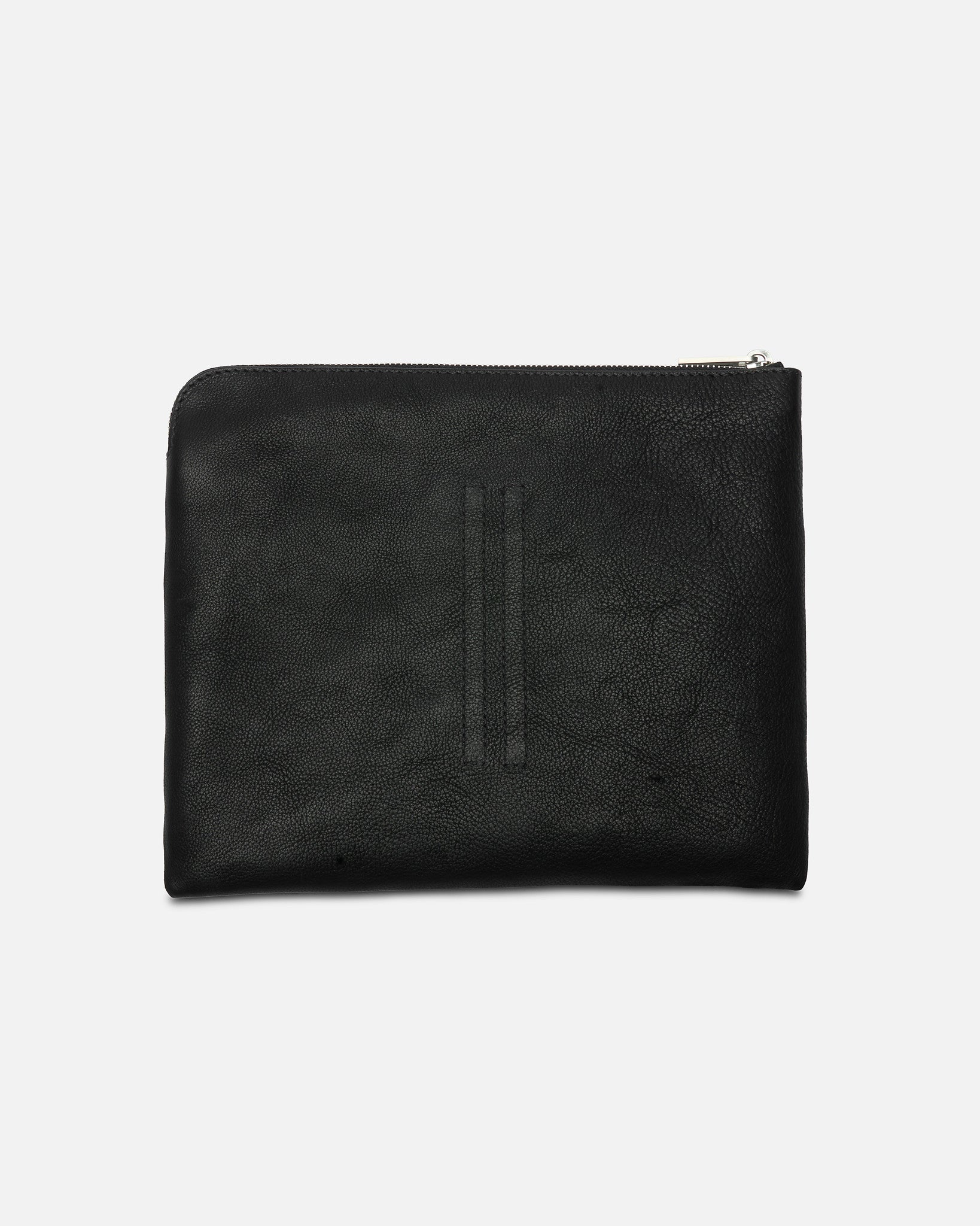 Rick Owens Leather Goods OS Leather Travel Liquid Bag in Black