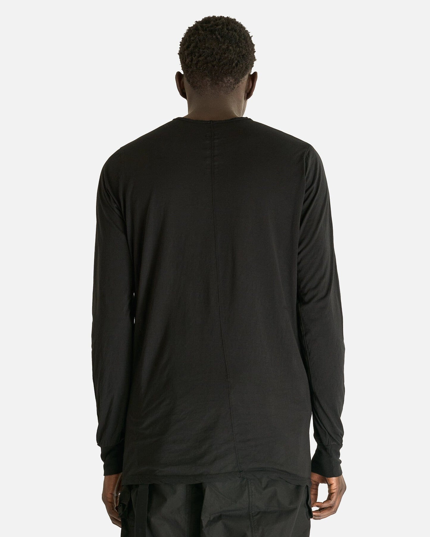 Rick Owens DRKSHDW Men's T-shirts Level Long Sleeve T in Black