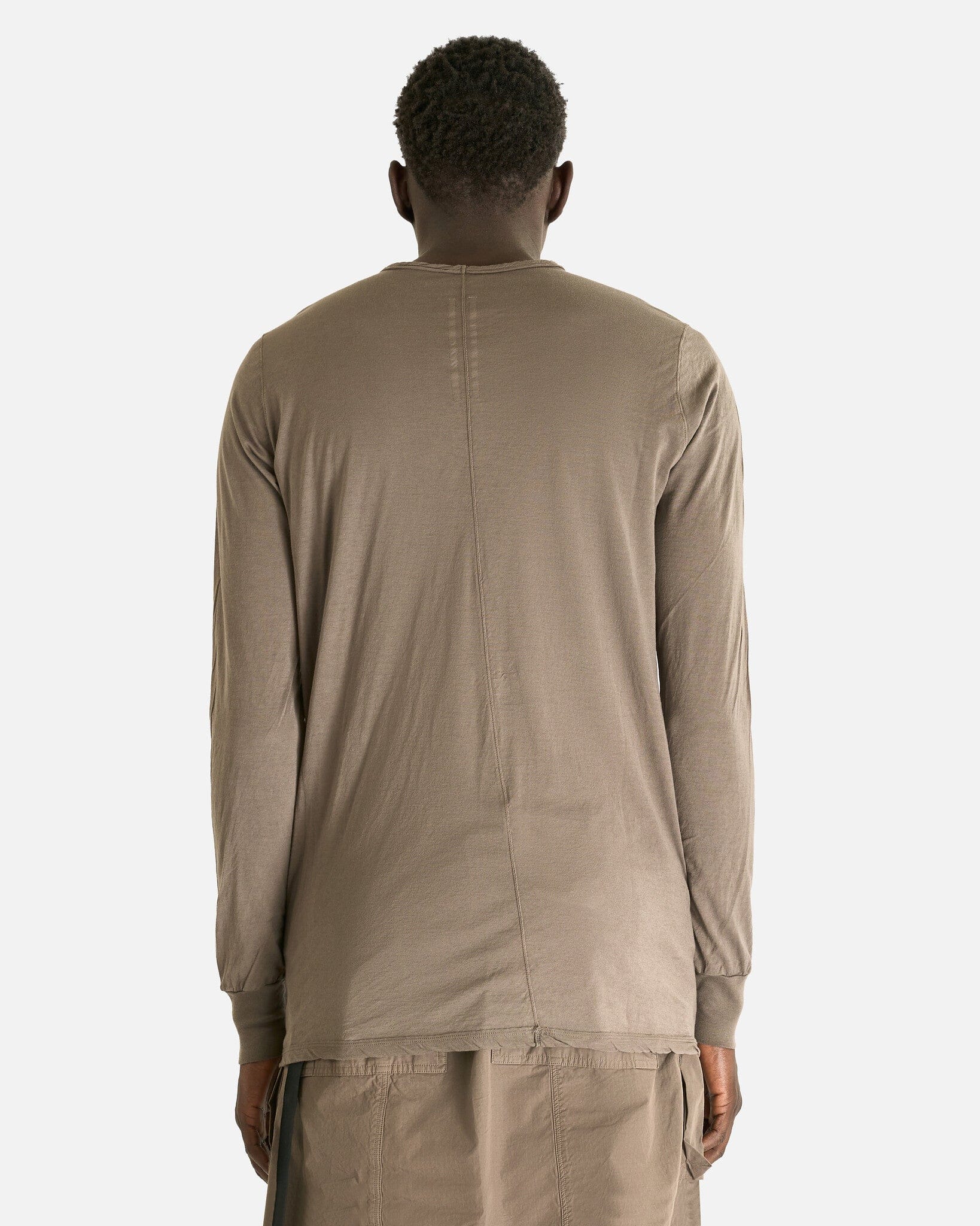 Rick Owens DRKSHDW Men's Shirts Level Long Sleeve T in Dust