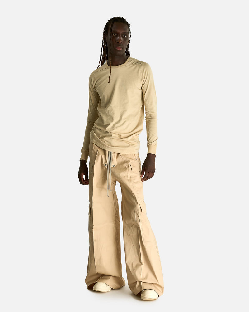 Rick Owens Men's T-shirts Level Long Sleeve T in Sand