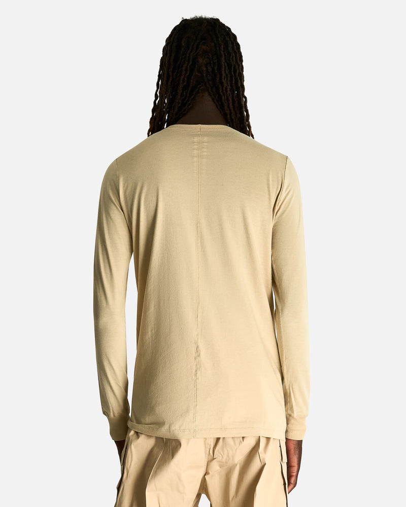Rick Owens Men's T-shirts Level Long Sleeve T in Sand