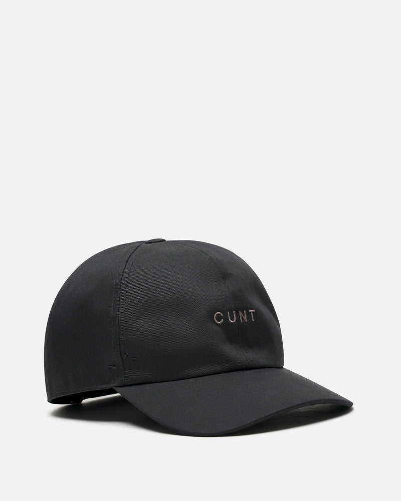 Rick Owens Men's Hats Lido Baseball Cap in Black/Dust