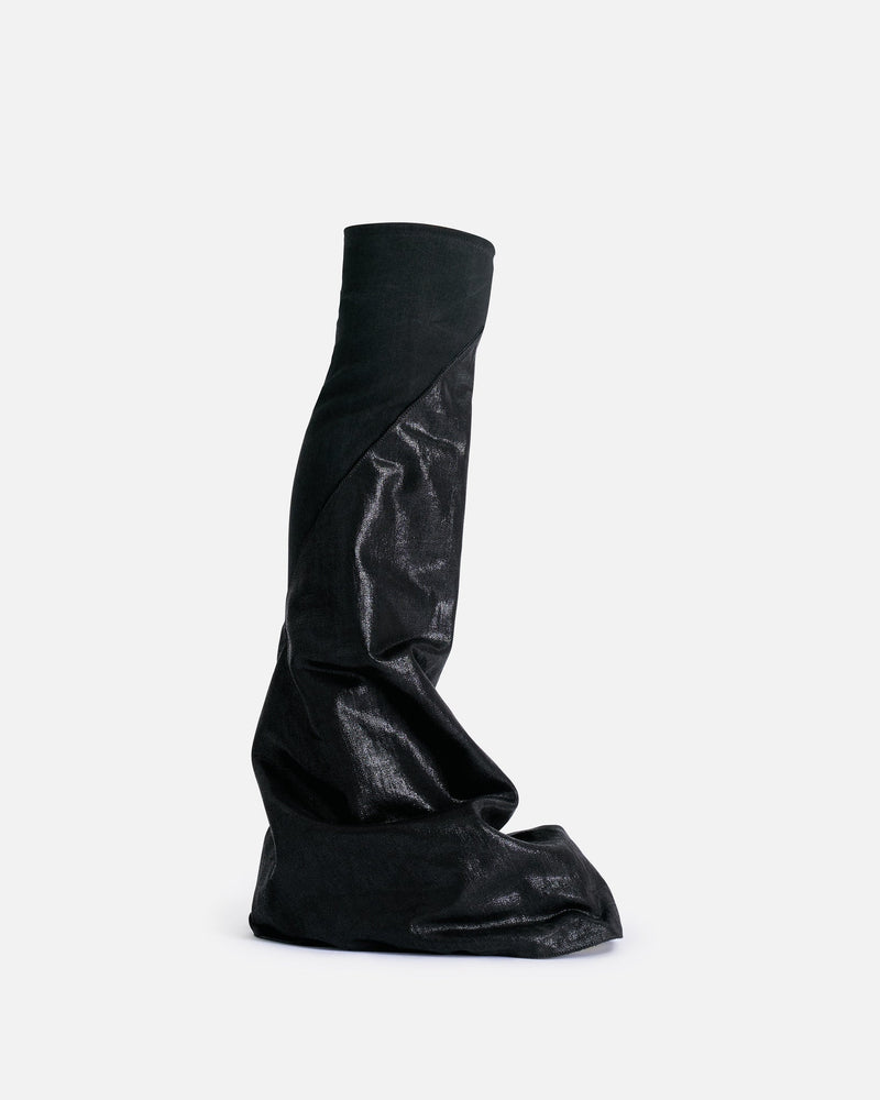 Rick Owens DRKSHDW Men's Sneakers Lido Fetish in Black/Milk/Milk