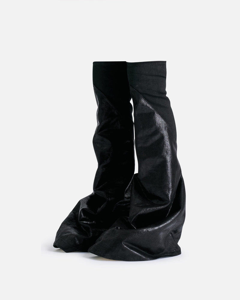 Rick Owens DRKSHDW Men's Sneakers Lido Fetish in Black/Milk/Milk