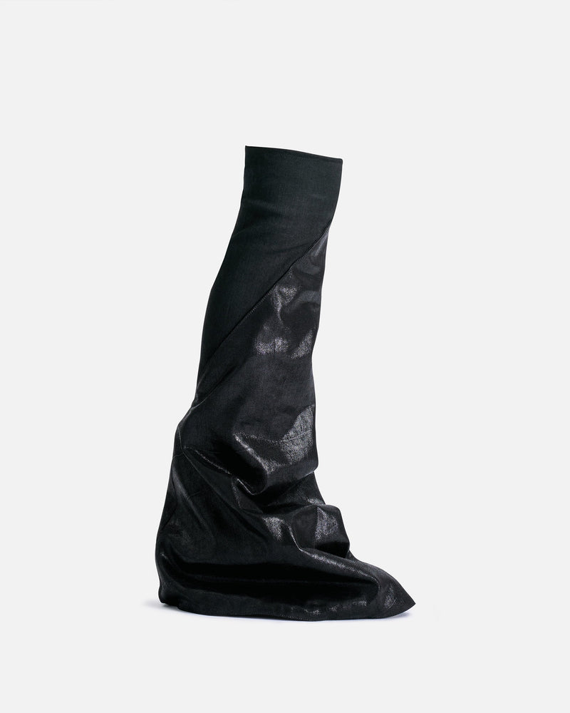 Rick Owens DRKSHDW Men's Sneakers Lido Fetish in Black/Milk/Milk