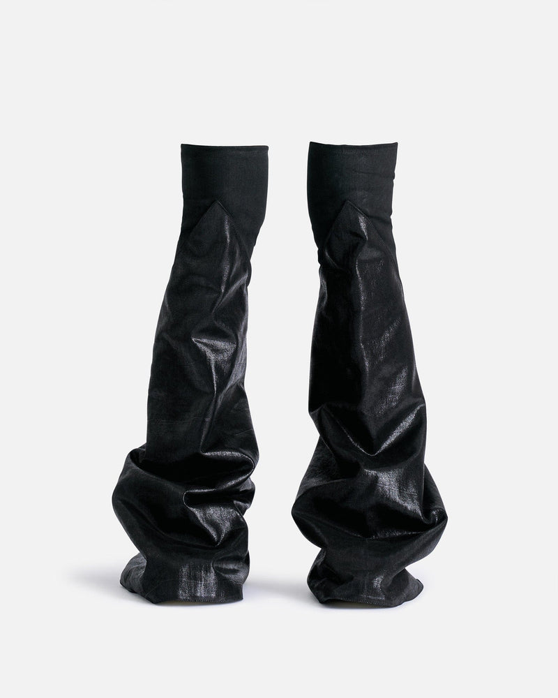 Rick Owens DRKSHDW Men's Sneakers Lido Fetish in Black/Milk/Milk