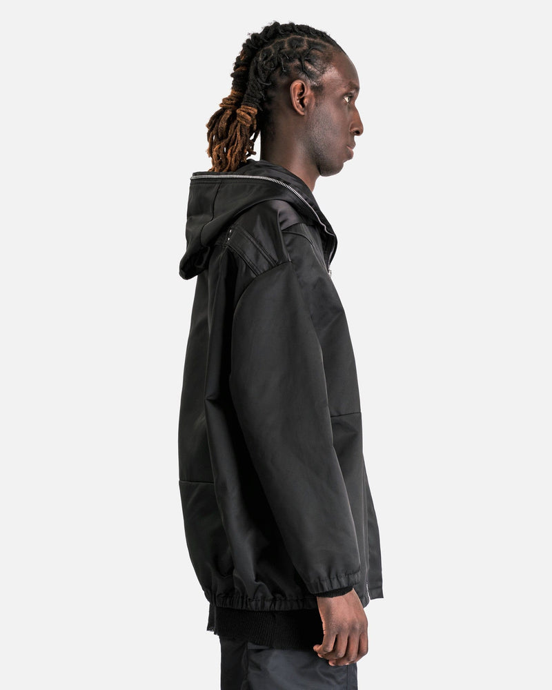 Rick Owens Men's Jackets Lido Hoodie in Black
